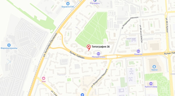 Предпросмотр карты